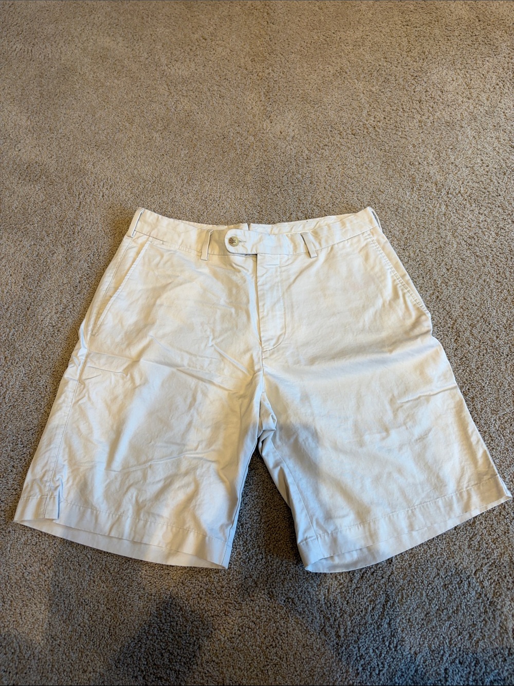 Peter Millar Men's Classic Beige Cotton Shorts size 32”